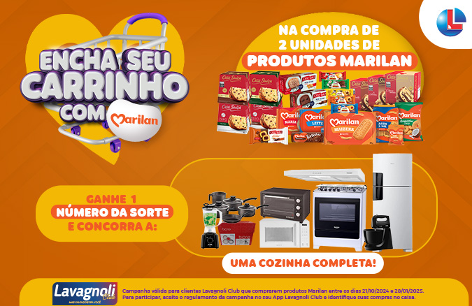 ENCHA SEU CARRINHO COM MARILAN